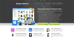 Desktop Screenshot of iphonebackup-extractor.com